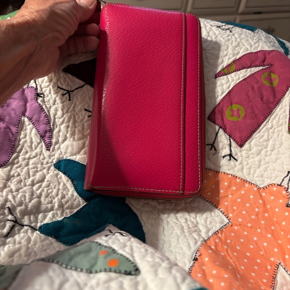 Kate Spade Fuchsia Leather Wallet - Picture 5 of 6